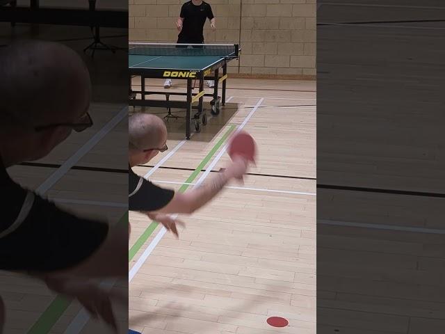 SAVED BY THE NET  #tabletennis #pingpong #bestmoments #shorts