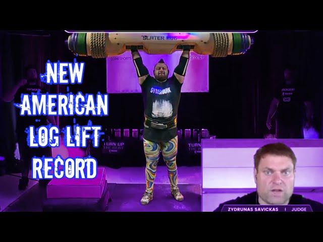 Rob Kearney Smashes the American Log Lift Record