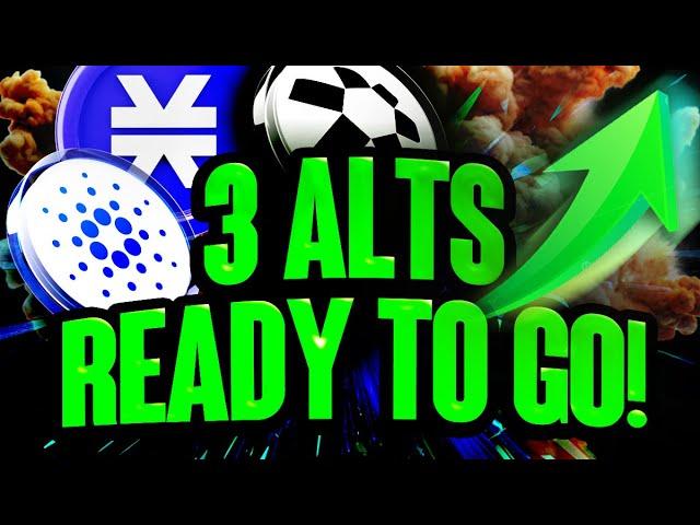 These 3 Altcoins Are Ready to GO This Week! Cardano, Stacks and Quant News