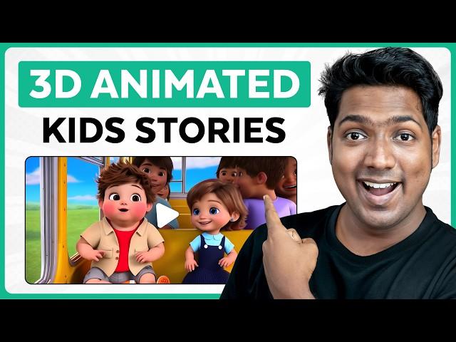 How to Make 3D Animated Kids' Story Videos with AI !