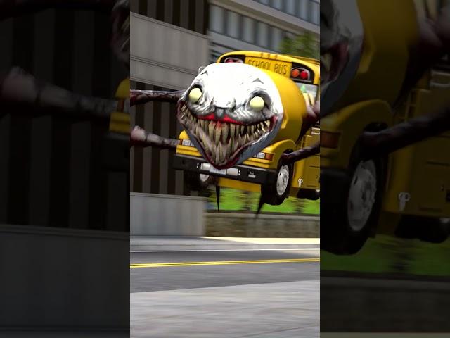 EVERYDAY LIFE of School Bus ️SPIDER CHOO CHOO CHARLES 