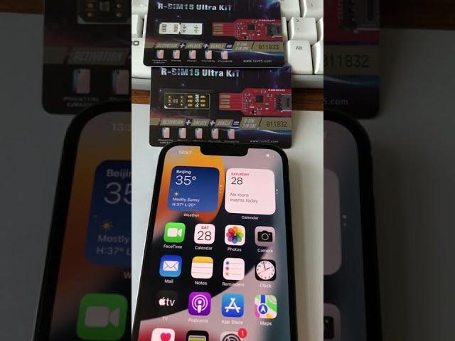 R-SIM15 ultra AUTO TMSI unlock for iPhone iOS 15.x NO ICCID