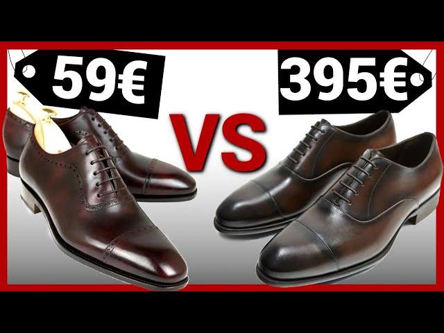 La diferencia NO es el logo, te explico cómo son unos buenos zapatos de 395 € y unos de Zara de 60 €