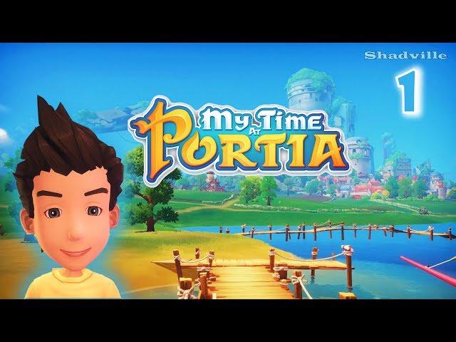 Моя жизнь в Портии  My Time At Portia Прохождение игры #1