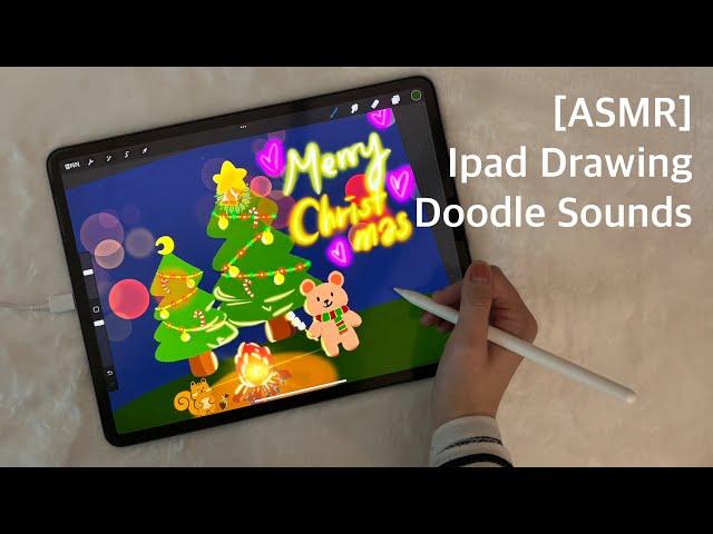 [ASMR] Drawing ASMR for Relaxing, Whispering, Inaudible Sounds ️