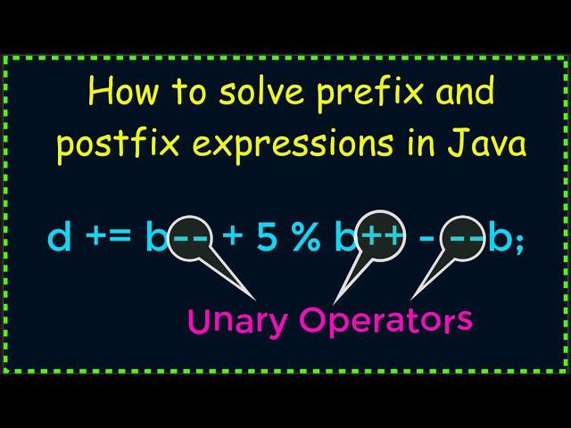 How to solve prefix and postfix expressions in Java