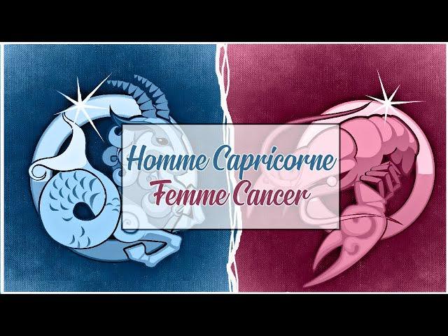 Homme Capricorne ️ Femme Cancer ️ Compatibilité Astrologique Amoureuse