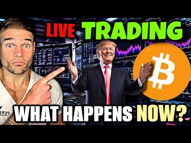 LIVE! TRUMP TO MAKE INVESTMENT ANNOUNCEMENT! (BITCOIN CRYPTO TRADING, TARGETS, ANALYSIS)