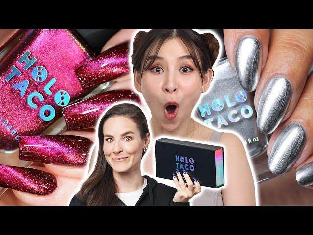 Testing Holo Taco Nail Polish by Simply Nailogical