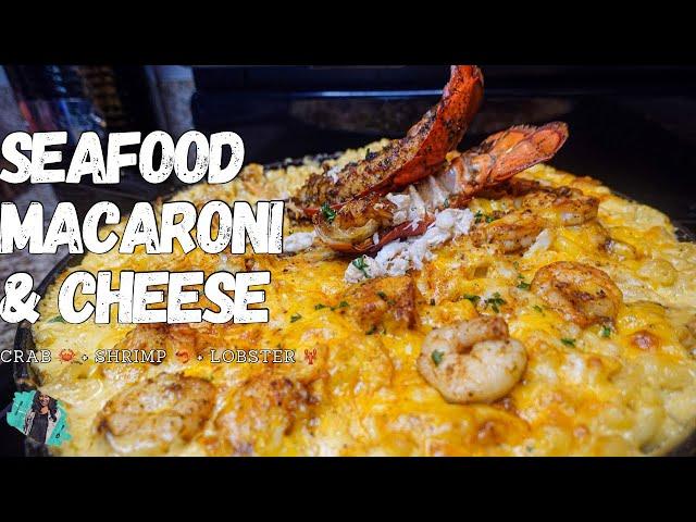 THE BEST SEAFOOD MAC & CHEESE EVER! | THATGIRLCANCOOK! | EASY RECIPE AND TUTORIAL