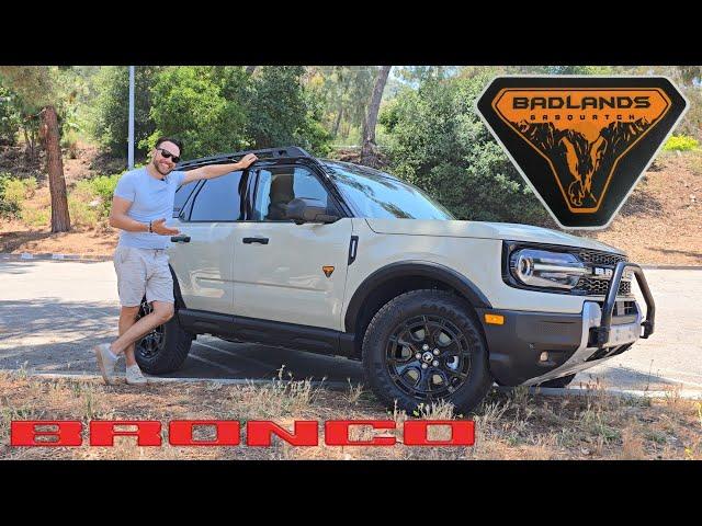 Brand new 2025 Ford Bronco SPORT Badlands Sasquatch Most rugged compact SUV ? 360-degree car review