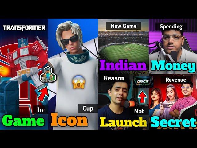 Transformer In Minecraft,Free Fire India Not Launch Reason, S8ul Earning,Money Spent,Game,Faug,Delta