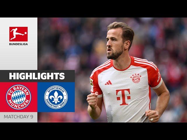 Kane with 56M-Goal! | FC Bayern München - Darmstadt 98 8-0 | Highlights | Matchday 9 – 2023/24