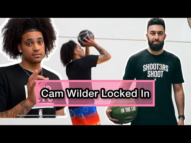 Rod Wave Elite Coach Cam Wilder Locked In! Shooting Workout With NBA Trainer | Ryan Razooky