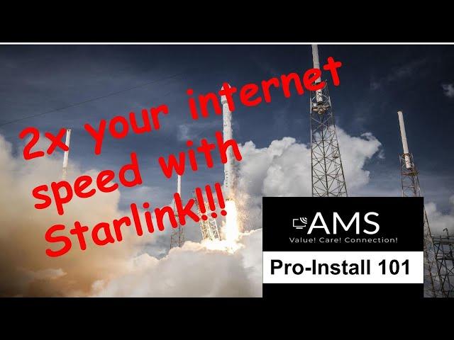 260 mb! Make Starlink FASTER!!! We double our speeds, you can to! Hardwiring to your Dishy.