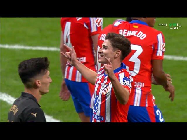 Julian Alvarez First Atletico Goal vs Valencia