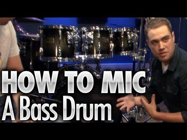 How To Mic A Bass Drum - Drum Lessons