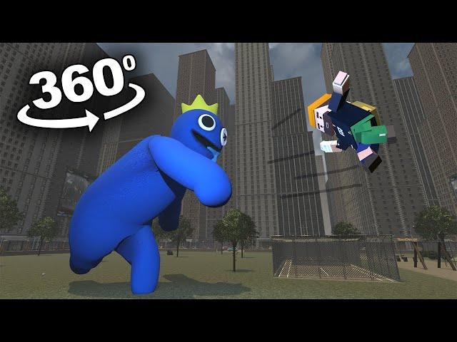 VR 360 Rainbow Friends Blue is Chasing You!