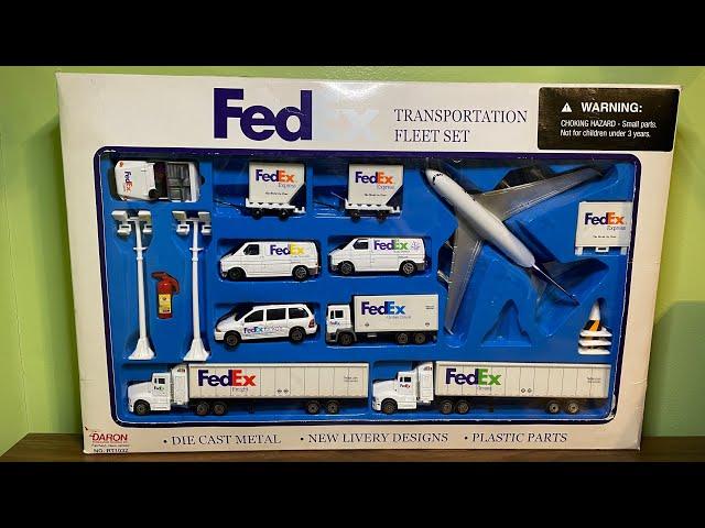 *RARE* FedEx A380 Transportation Fleet Set Daron Realtoy Review