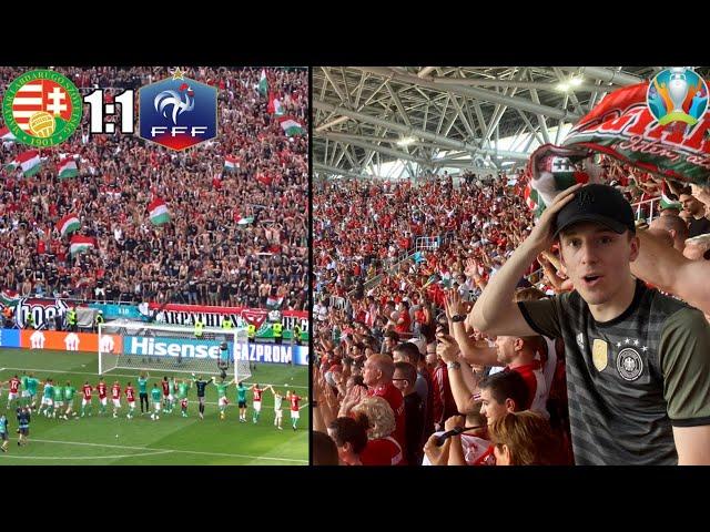 Absolute CHAOS As Hungary Scores Against France In Front 0f 65.000 Fans - EURO 2021 STADIUM VLOG!