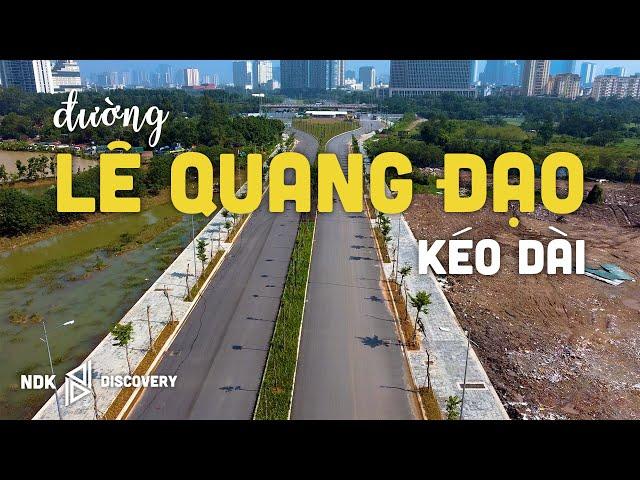 Toàn cảnh dự án Đường Lê Quang Đạo kéo dài chuẩn bị thông xe vào tháng 10