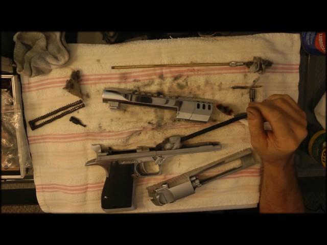صحراء ايجل 50AE   Cleaning and Takedown of Chrome
