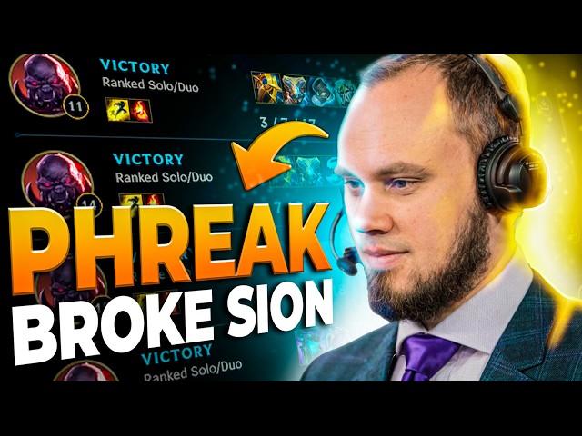 Riot Phreak Broke Sion and I kept it a SECRET!