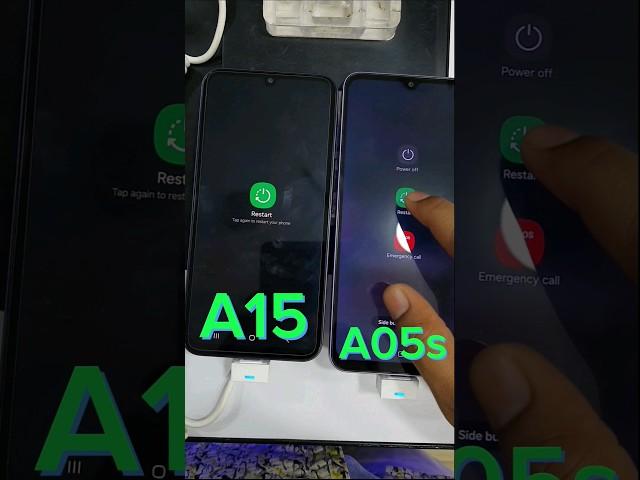 Samsung Galaxy A15 Vs Samsung Galaxy A05s Reboot Test