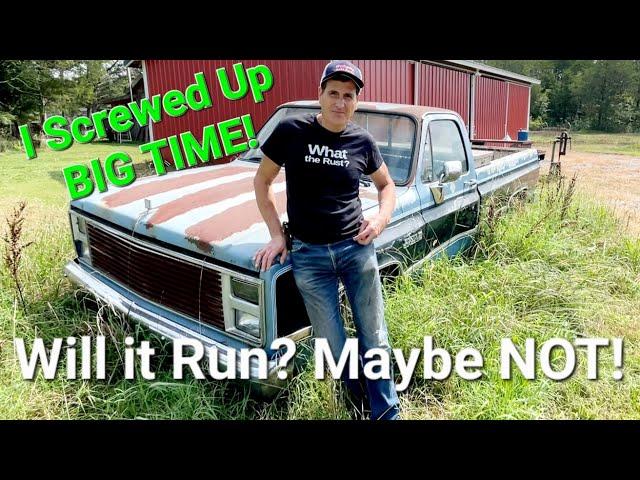 Will it run and drive? 1985 GM square body truck!