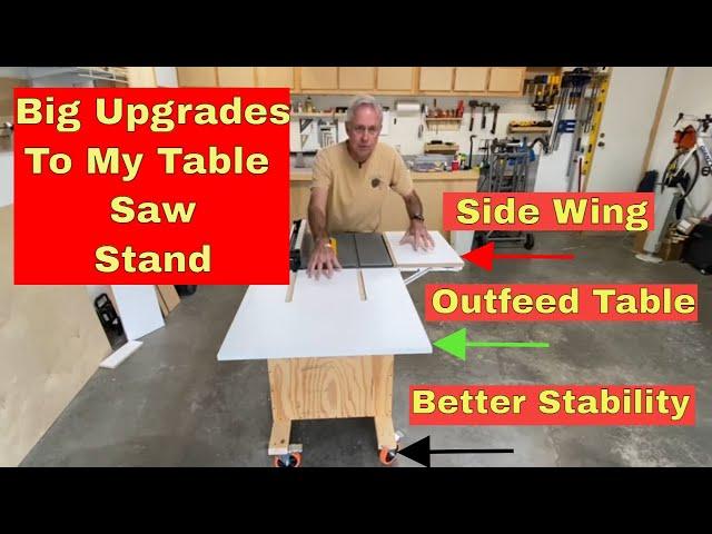 How To Upgrade and Improve A Jobsite Table Saw Stand