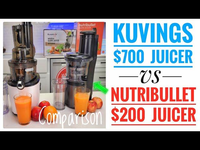 Nutribullet $200 vs Kuvings $700 Slow Juicer Comparison