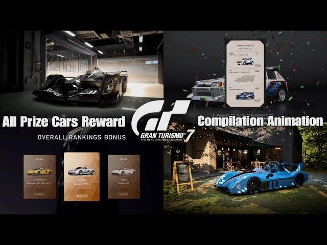 Gran Turismo 7 | All Prize Cars Rewards Animation - [GT Café/License/Championships & Mission]