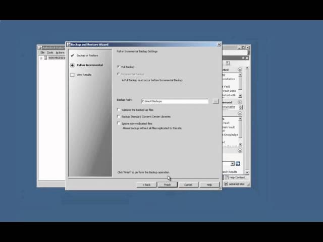 Autodesk Vault Backup Scheduling