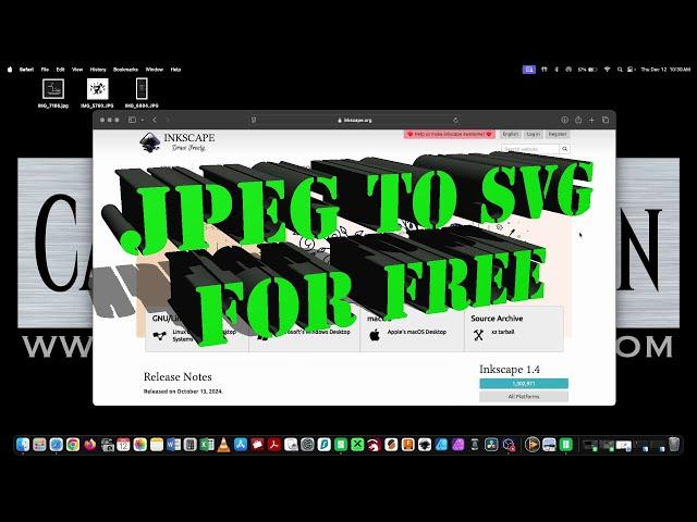 How To Convert JPEG To SVG For Free Using Inkscape Tutorial