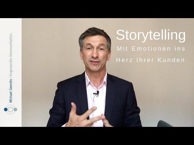 Storytelling: inspirieren, überzeugen und verkaufen I Michael Geerdts, Berlin