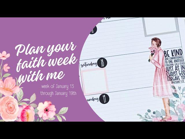 New Faith planning series - Faithfully Saturday’s! [Plan with me on my Faith horizontal planner]