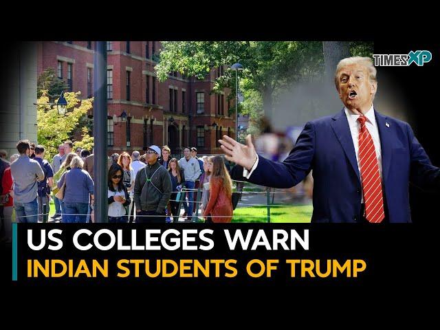 Indian Students in US Warned by Universities Amid Donald Trump’s Policy Change