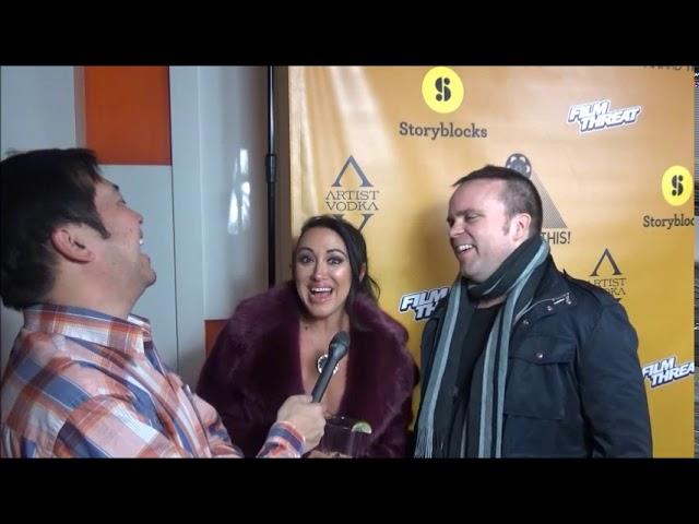 Devanny Pinn and Brandon Slagle Red Carpet Interview | Film Threat's Award This!