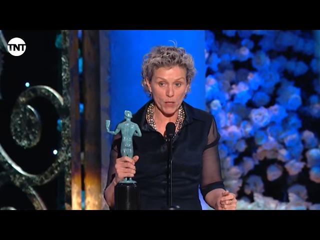 Frances McDormand I SAG Awards Acceptance Speech 2015 I TNT