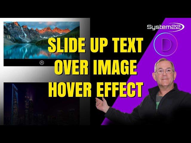 How to Create a Slide Up Text Over Image Hover Effect with the Divi Theme