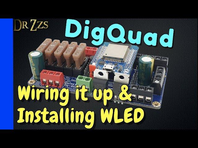 DigQuad DIY RGB LED Controller - Setup Software & Wiring Connections