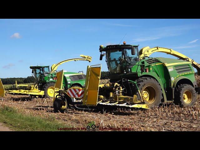 John Deere - Claas - Krone - Conow / Maissilage - Silaging Maize  2023  pt1