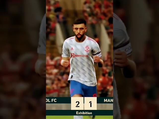 Liverpool Vs Manchester United 7 - 0 #premierleague #efootball #amazing  #freekick  #footballshorts