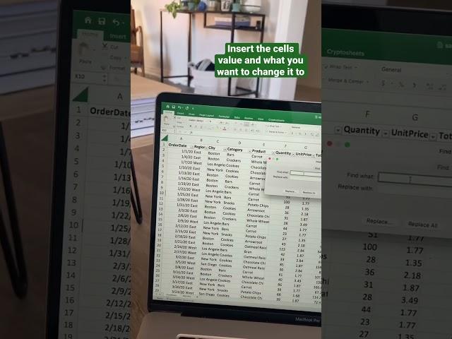 #shorts how to find and replace in excel 