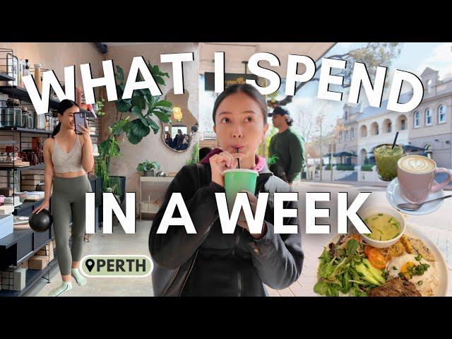 What I Spend In a Week in My Late Twenties | Weekly Expenses Living in Perth