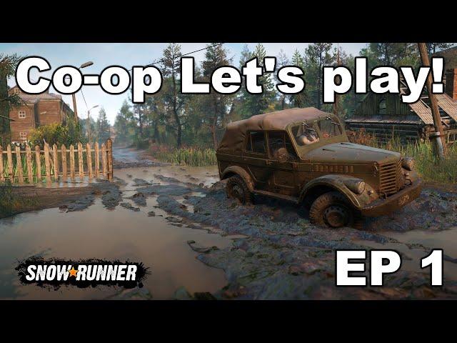 We're so unorganized..! | Snowrunner Co-op Eps 1 ( ft. @Quincy240 )