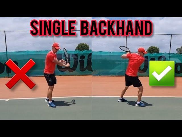 How to hit a Single Backhand | fundamentals (updated)