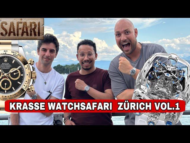 Bahnhofstraße Zürich DIE STRASSE DER MILLIARDÄRE! WATCHSAFARI Vol.1 Jacob&Co Patek Rolex IWC HERMES