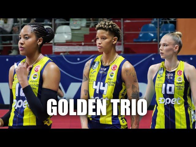 Golden Trio : Volleyball Stars Vargas, Cristina & Fedorovtseva!