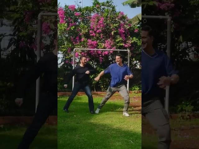 Khiladi met Tiger! #mainkhiladi #akshaykumar#salmankhan